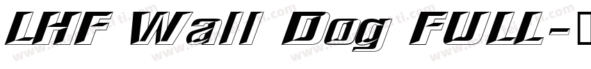 LHF Wall Dog FULL字体转换